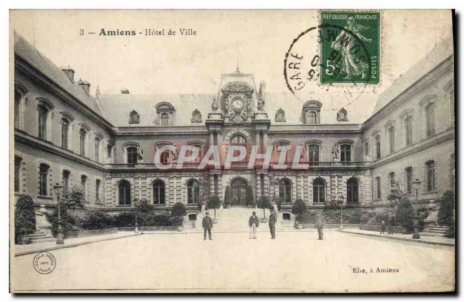 CPA Amiens Hotel de Ville 