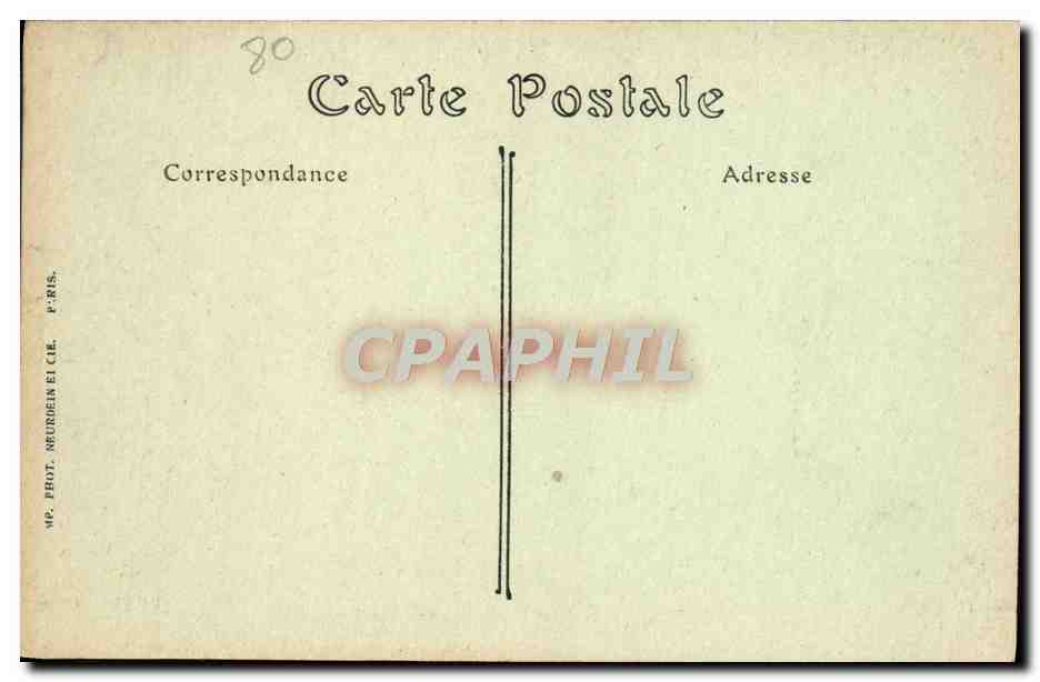 CPA Amiens Vue Generale Prise du Beffroi — Rückseite