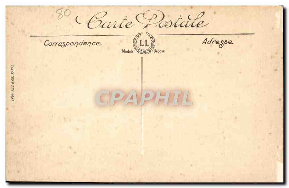 CPA Amiens Les Hortillonnages L'Ile robinson  — Back