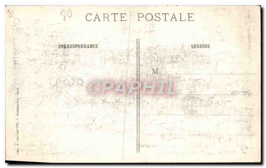 CPA Albert Ce qui reste de l'eglise apres le bombardement Militaria — Back