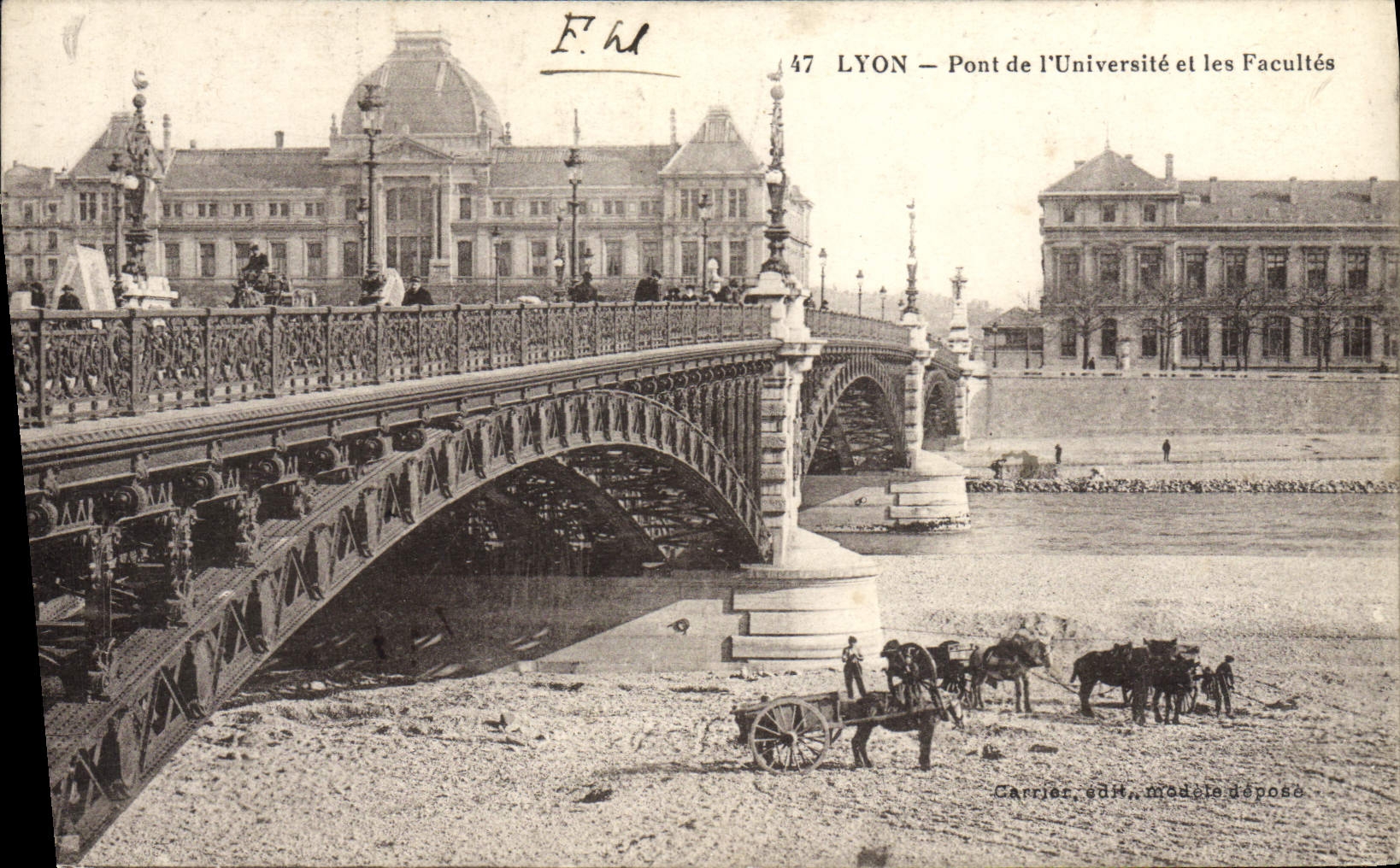 CPA Lyon Pont de L'Universite et les Faucltes