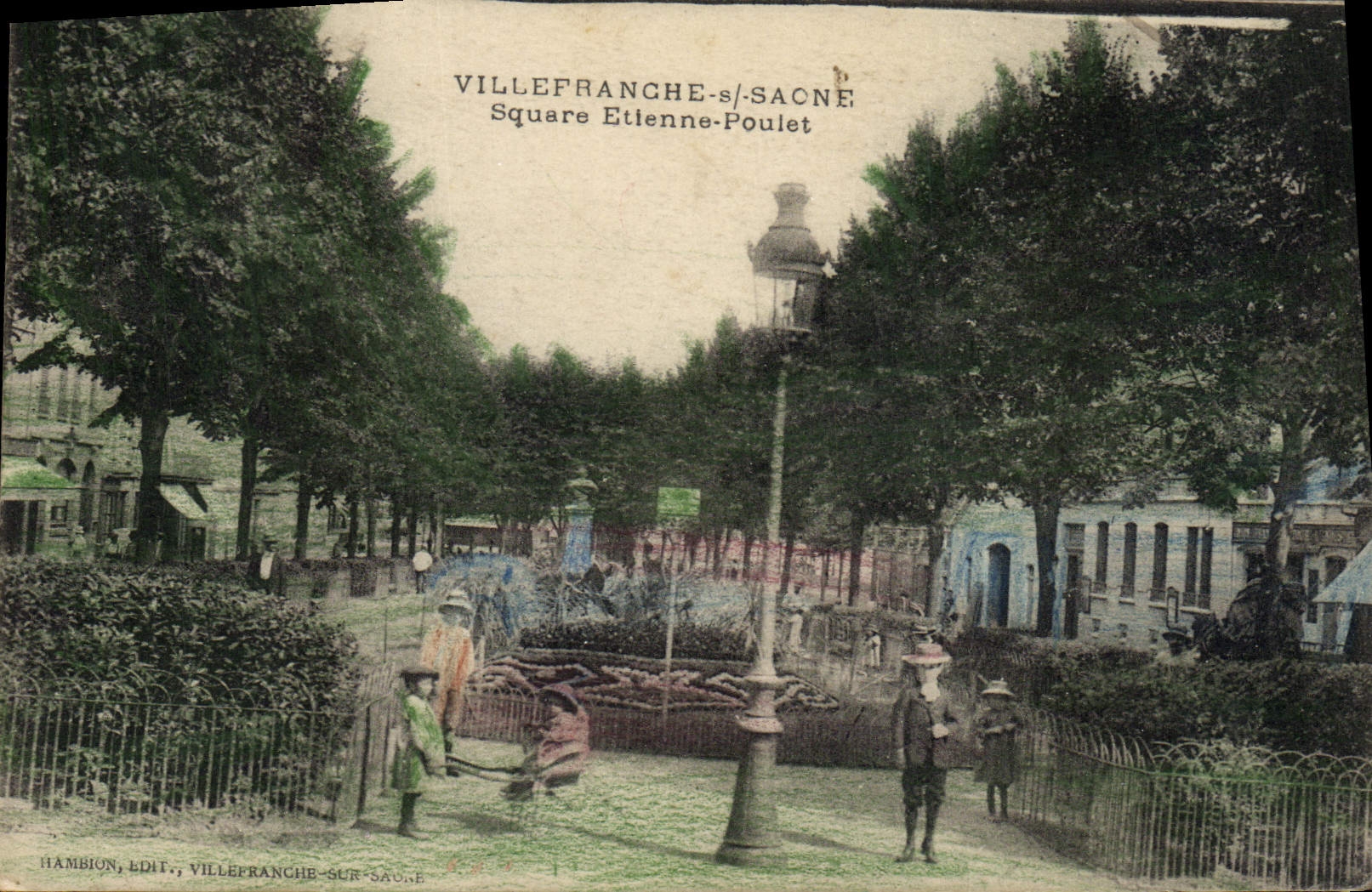 VILLEFRANCHE-SUR-SAÔNE — Square Étienne-Poulet — Hambion, Verlag, VILLEFRANCHE-SUR-SAÔNE