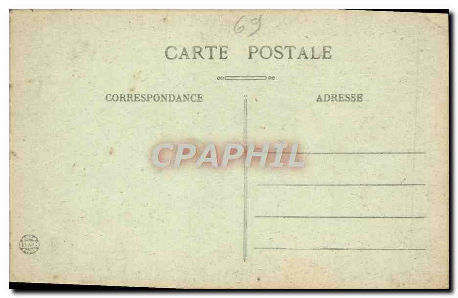 CPA Lyon Vue Generale Prise de Fourviere — Verso