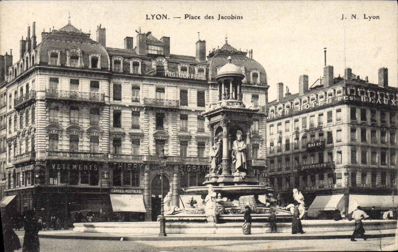 LYON. — Place des Jacobins — J. N. Lyon