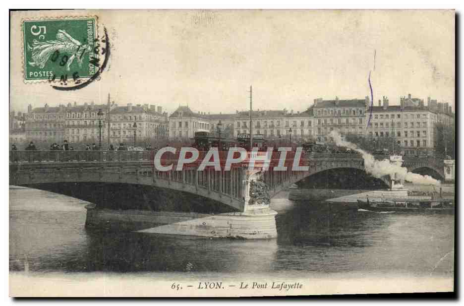 LYON. — Le Pont Lafayette — CPAPHIL 65