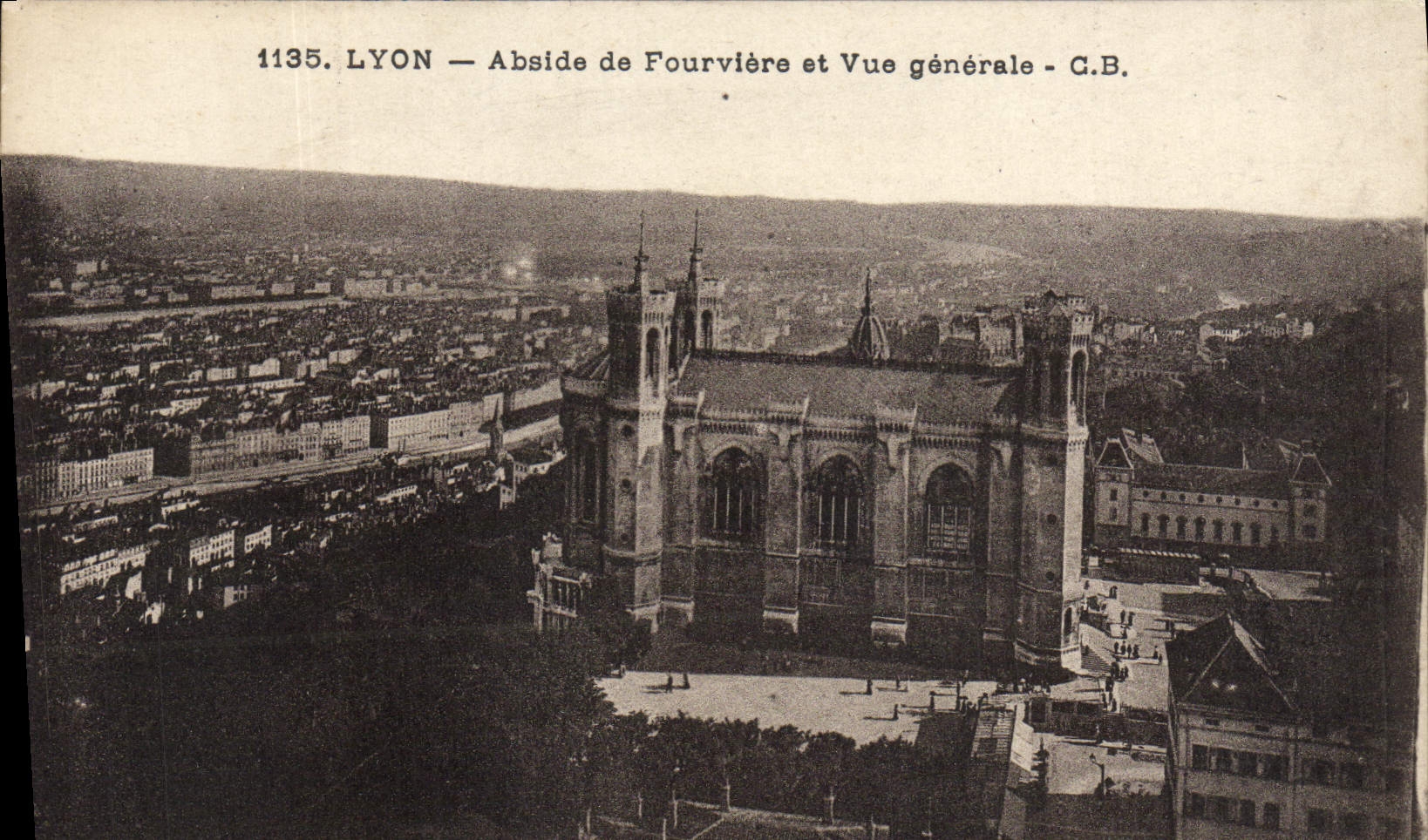 LYON — Apse von Fourvière und allgemeiner Blick - C.B.