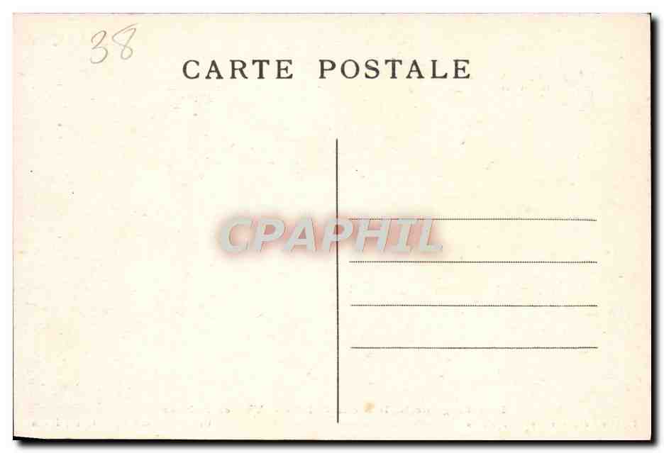 CPA Pelerinage de Notre Dame de La Salette Vu des Baisses — Rückseite