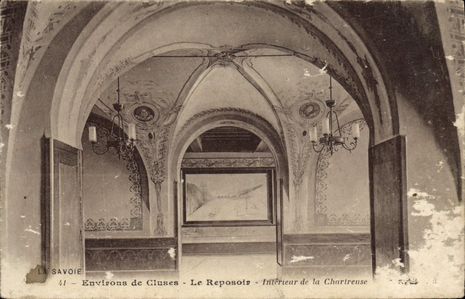 CPA Environs de Cluse Le reposoir Interieur de la Chartreuse