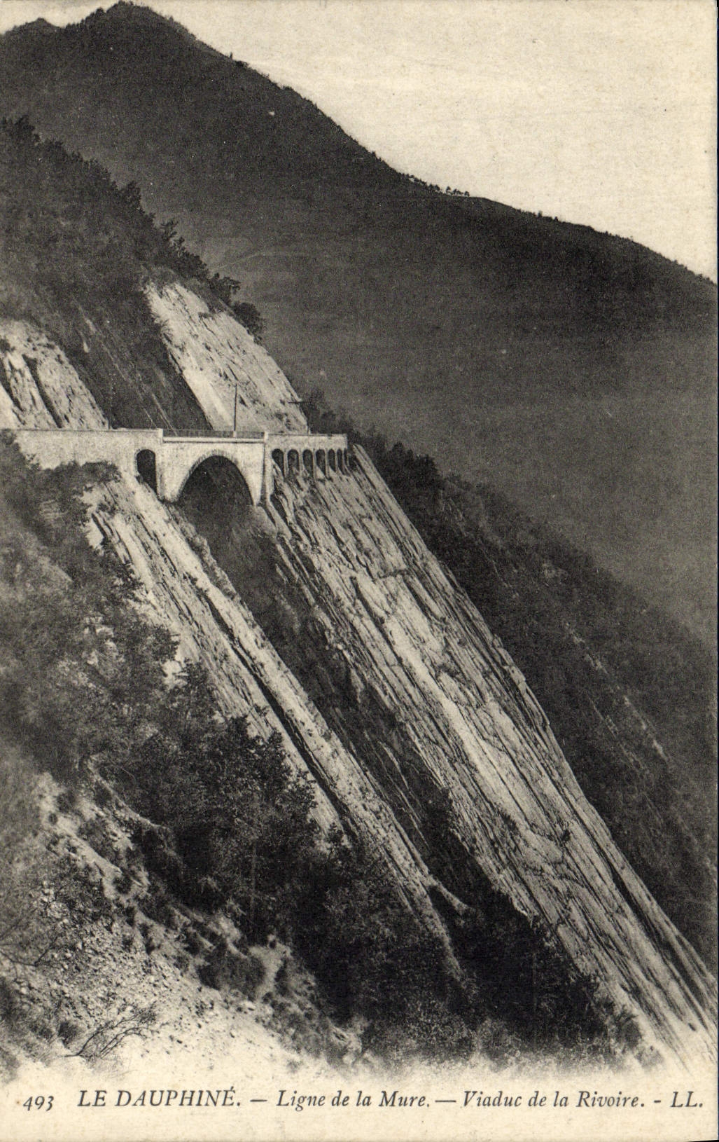 Le Dauphiné — Ligne de la Mure — Viaduc de la Rivoire — LL. — N°493