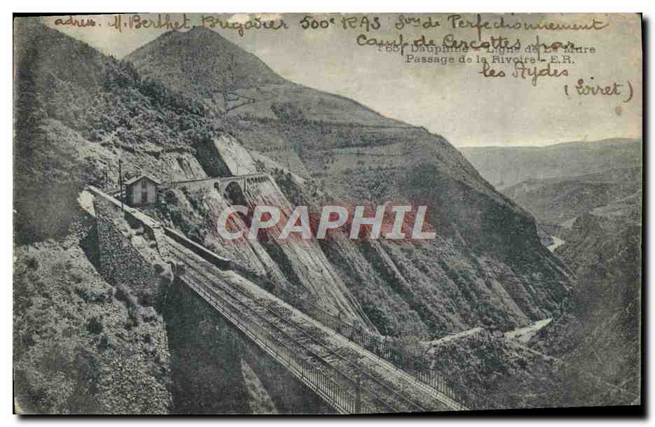 Passage de la Rivière - Les Hydées — Camp de Cercottes - Ligne de La Mure - E.R. - Éditeur : Berthet, Bruguières
