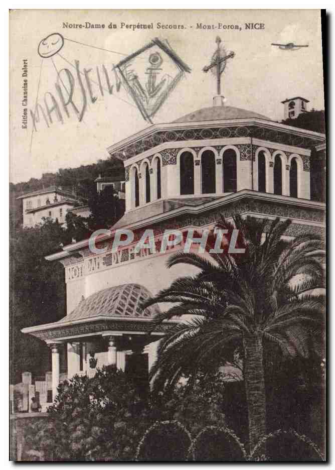CPA Nice Notre Dame du Perpetuel Secours Mont Foron