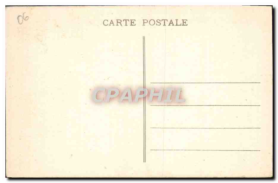 CPA Le Cap d'Ail La Turbie  — Rückseite