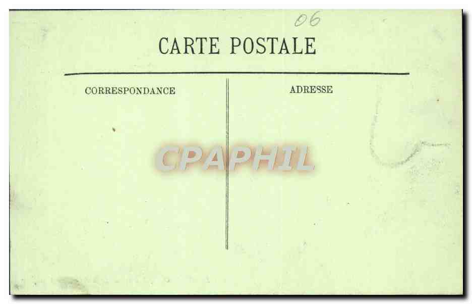 CPA Beaulieu Saint Jean et le Cap Ferrat — Rückseite