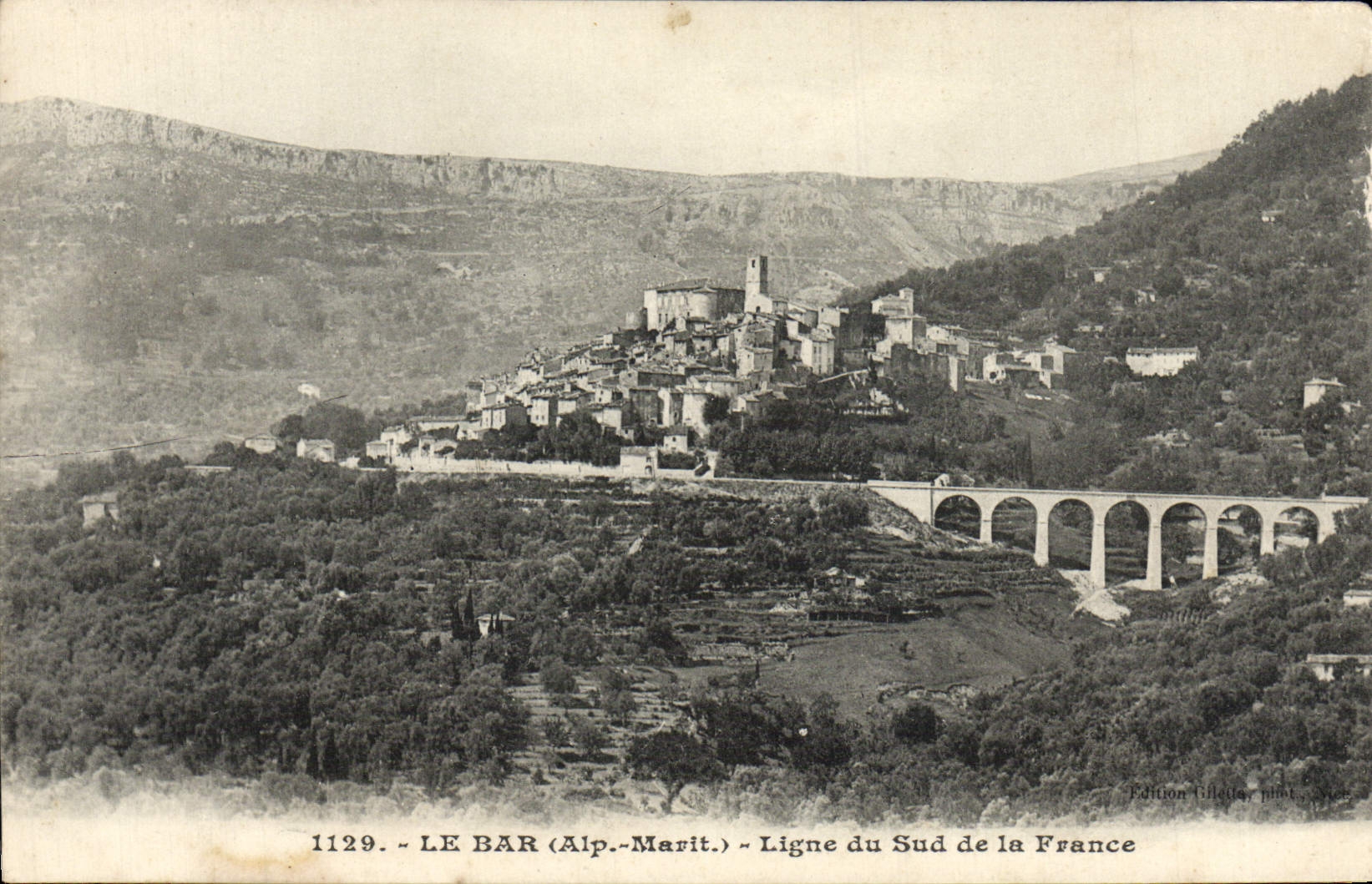 CPA Le Bar Ligne du Sud De La France
