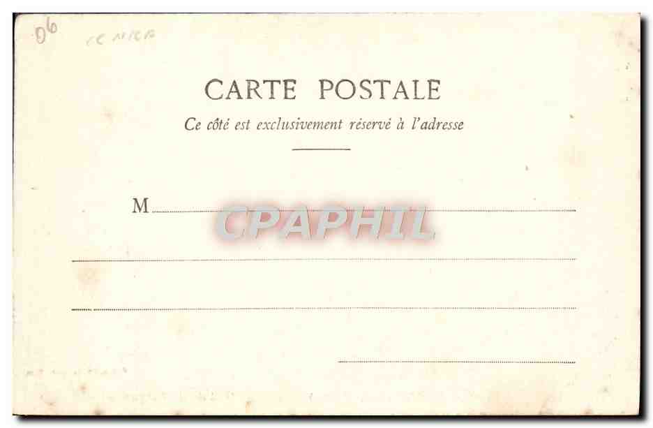 CPA Le Bar Ligne du Sud De La France — Rückseite