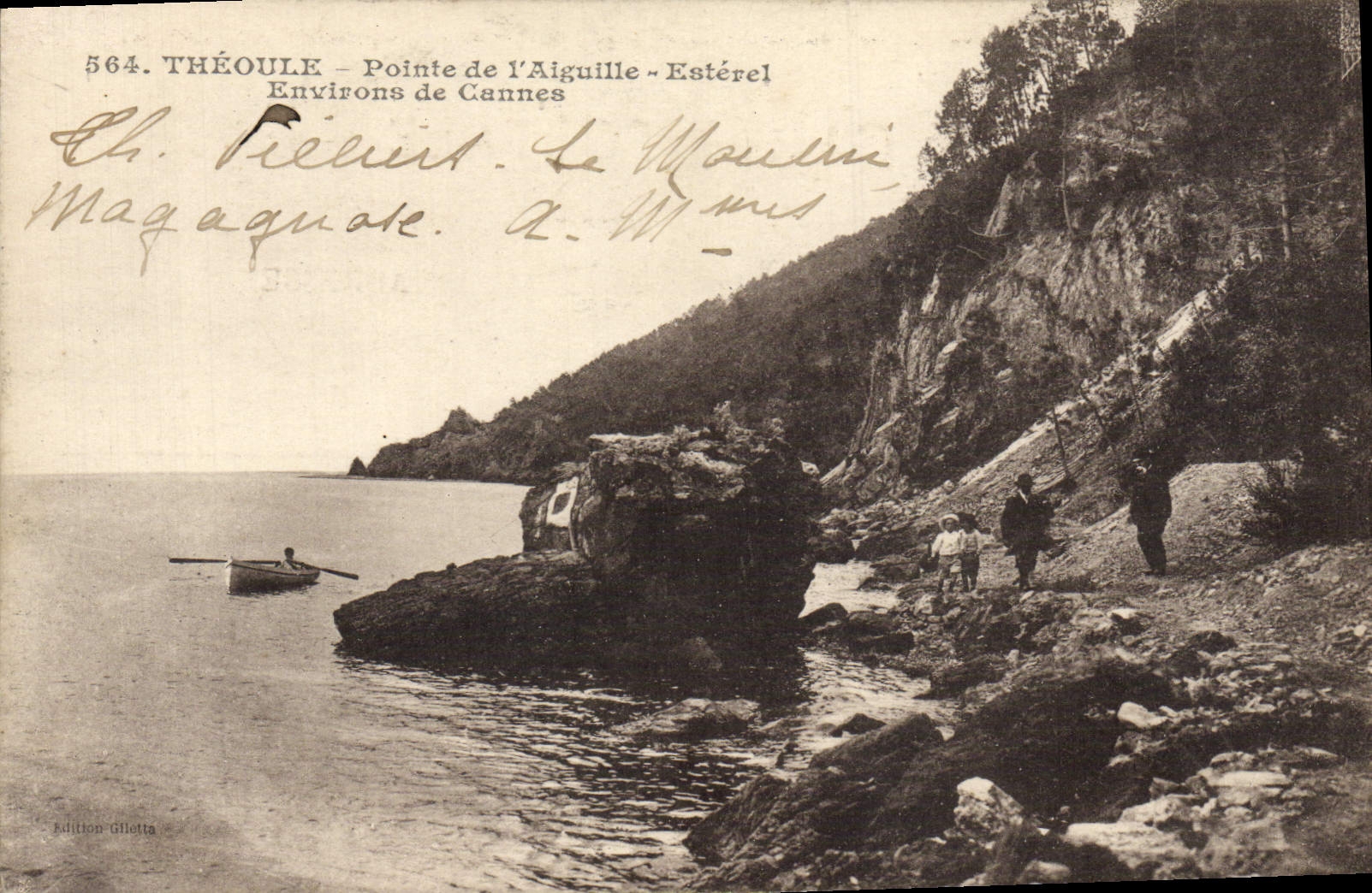 CPA Theoule Pointe de L'Aiguille Esterel Environs de Cannes