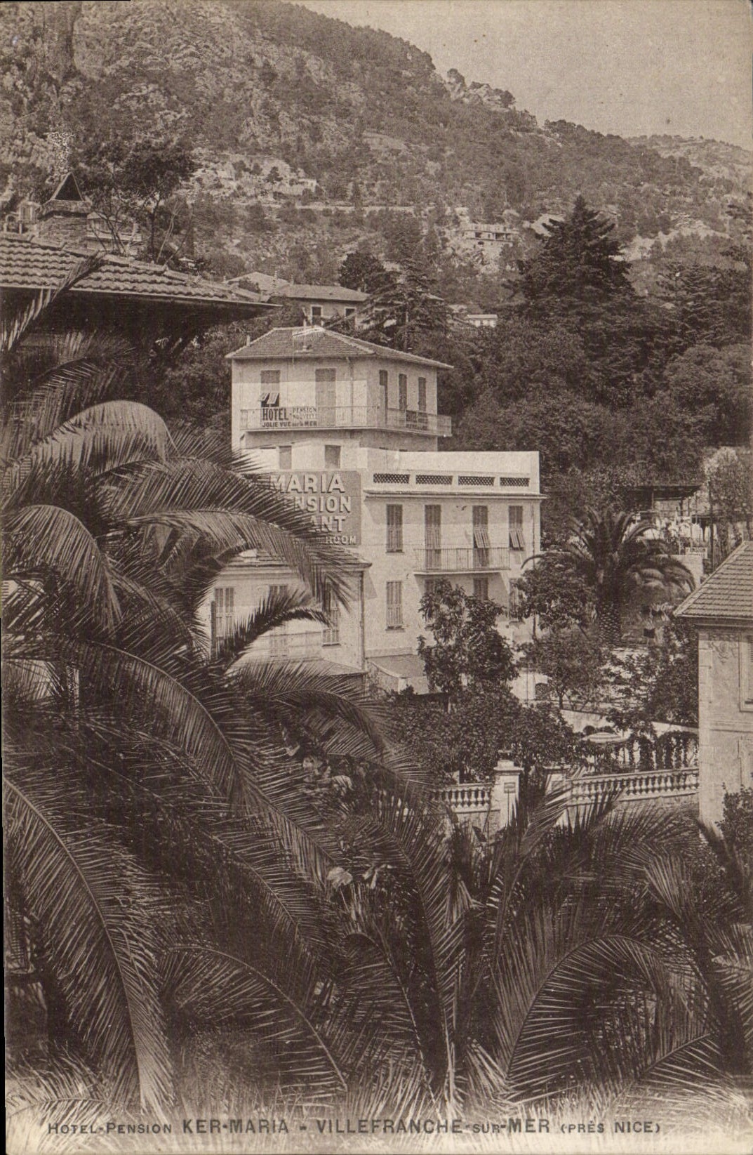 Hôtel-Pension Ker-Maria — Villefranche-sur-Mer (près Nice) — Photo Ganglia