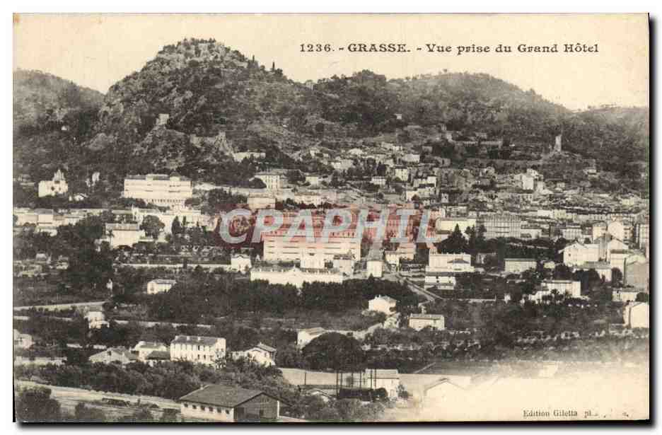 CPA Grasse Vue Prise du Grand Hotel