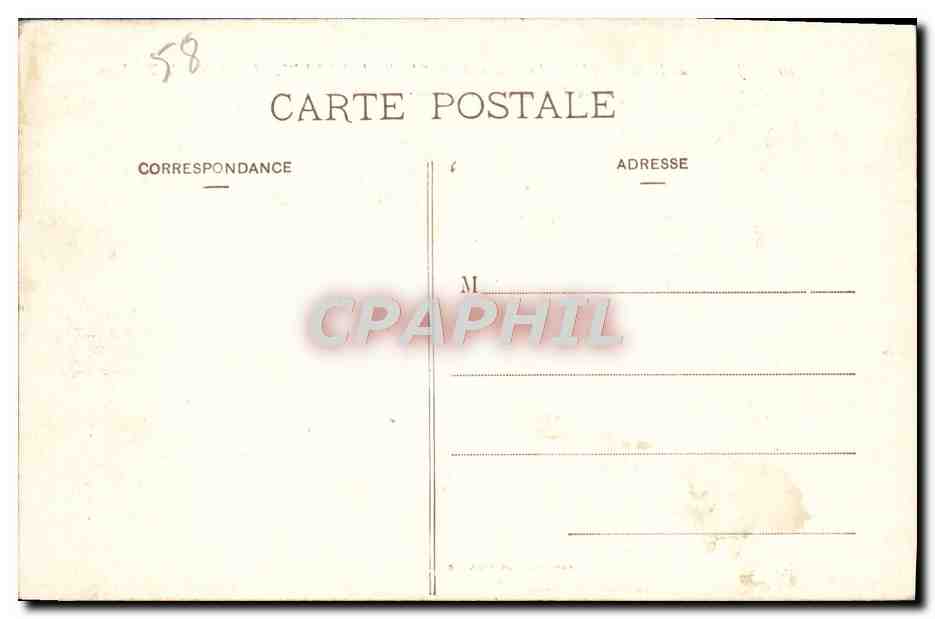 CPA Jardins de la Maison mere des soeurs de la Charite de Nevers Soubirous — Rückseite