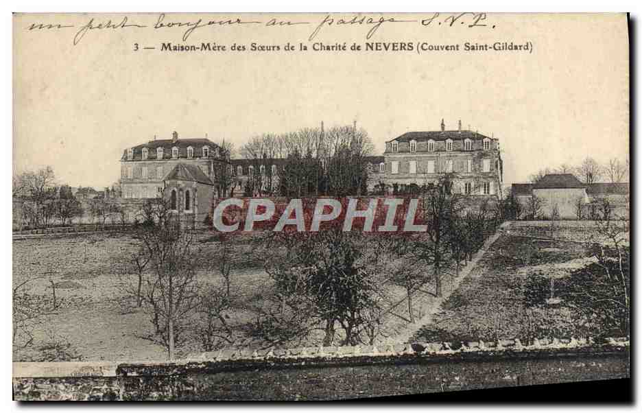 CPA Nevers Maison Mere des Soeurs de la Charite Couvent Saint Gildard 