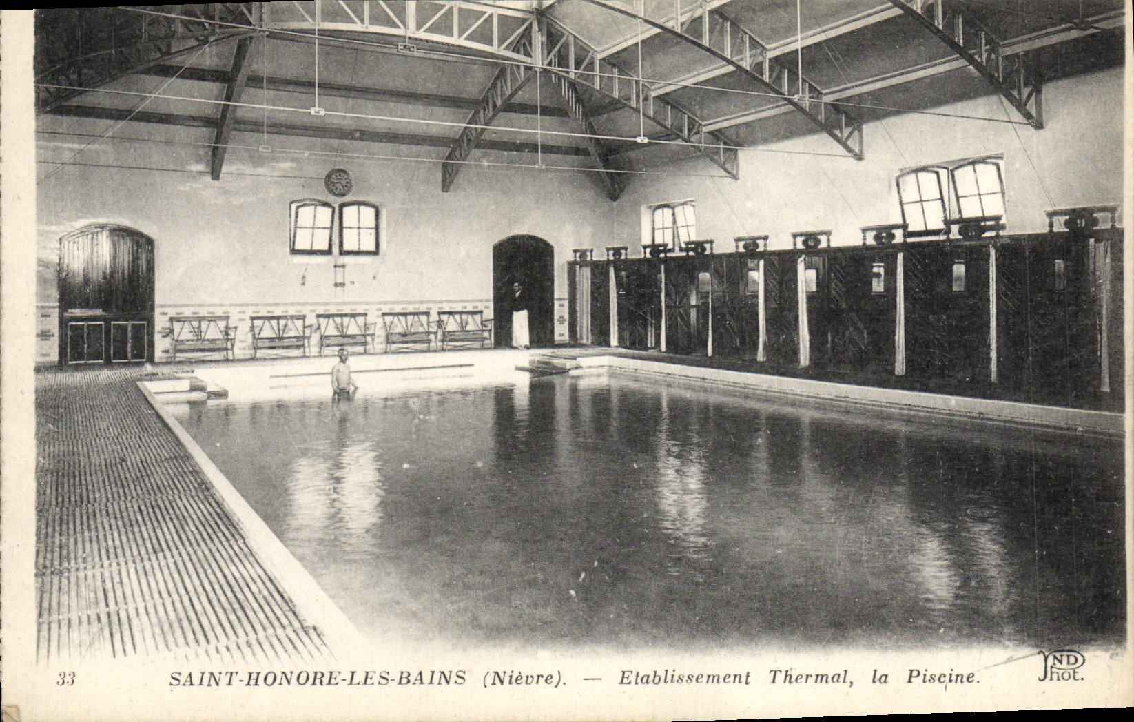 CPA Saint Honore les Bains Etablissement thermal La piscine