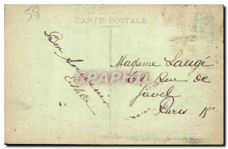 CPA Myennes Les Bords de la Loire — Rückseite