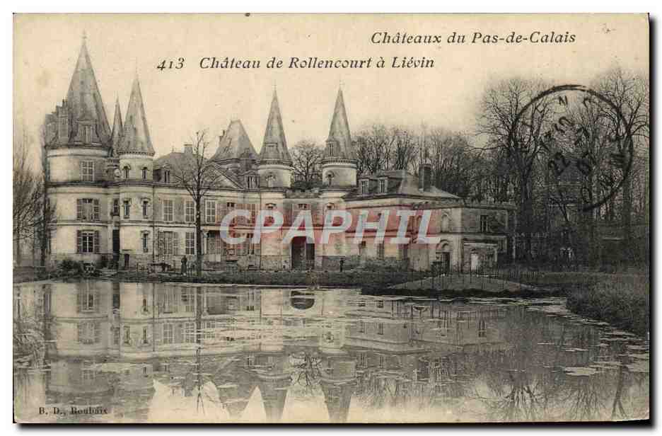 Schloss Rollencourt in Liévin — Schlösser des Pas-de-Calais — B. D. Boulaire, n°413
