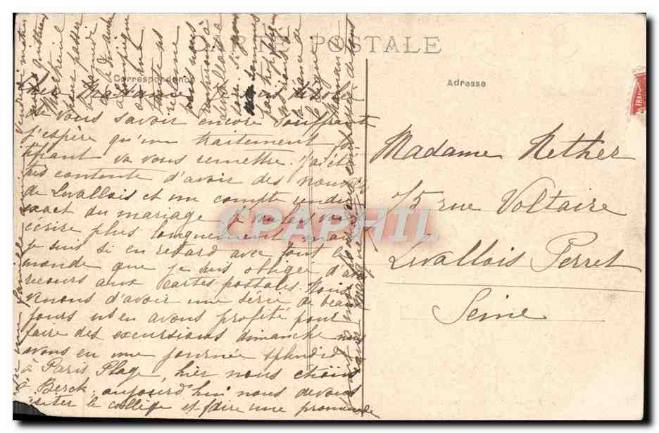 Montreuil-sur-Mer — Église Saint-Saulve et Chapelle de l'Hôtel-Dieu — Flahaut, Débit de Tabacs — Verso