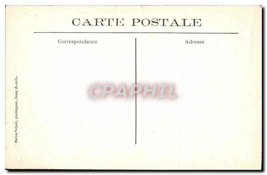 CPA Abbaye De Port Royal Masque de Pascal — Rückseite