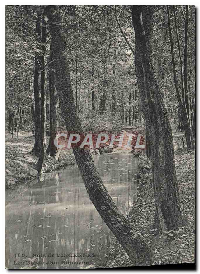 Bois de VINCENNES — Les Bords d'un Kisseseu — E. Malcuit, phot. -édit., Paris
