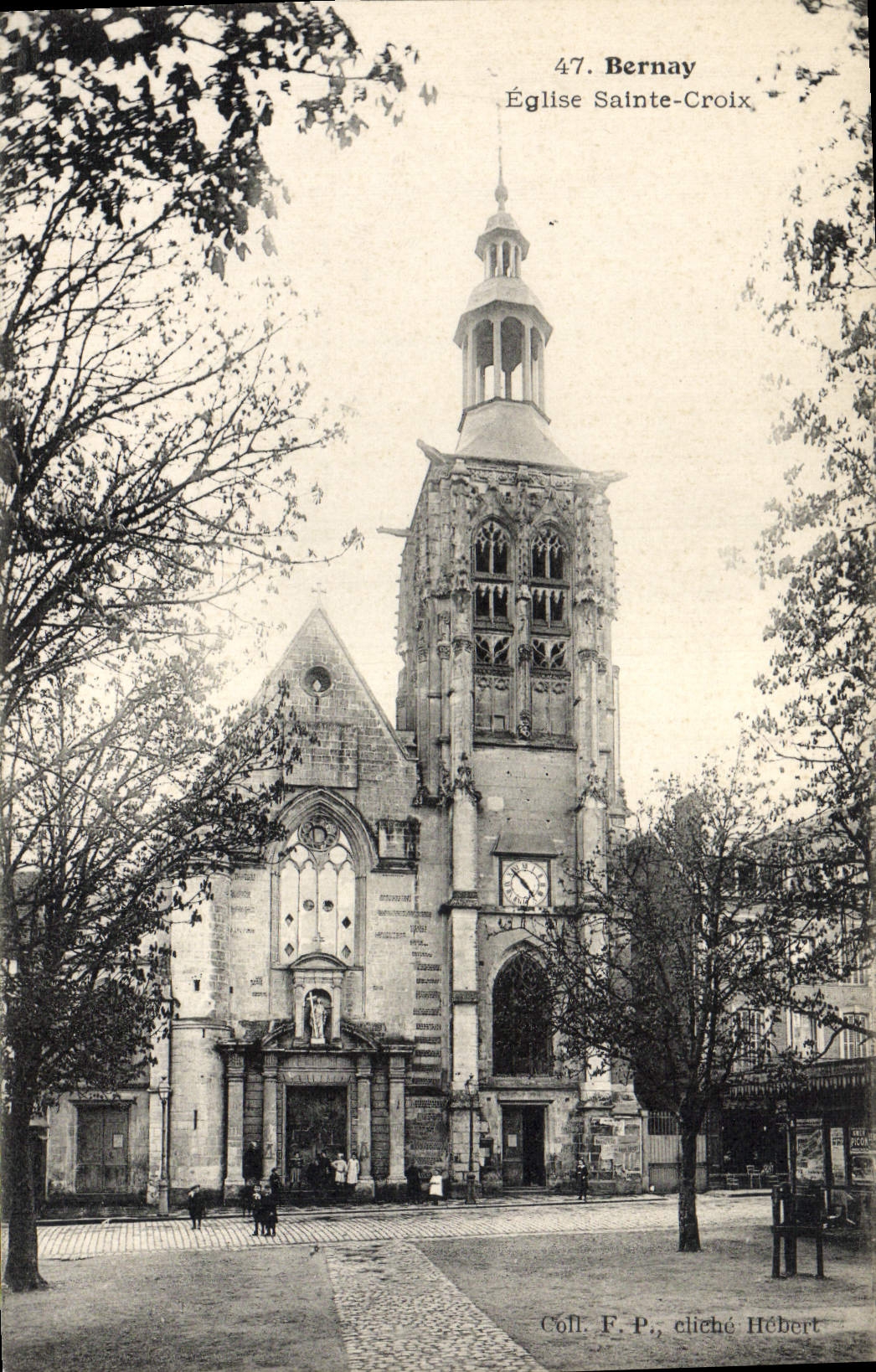 CPA Bernay Eglise Sainte Croix