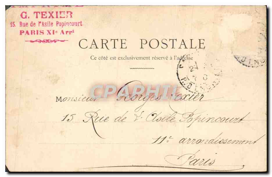 CPA Mr Edmond Rostand Auteur de l'Aiglon  — Rückseite