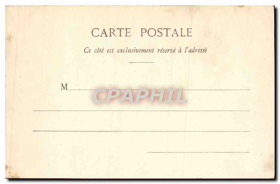 CPA Paris Le Boulevard Montmartre — Rückseite