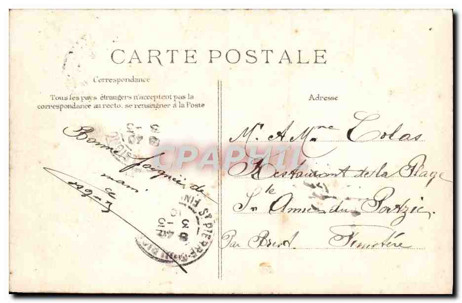 CPA Crue De La Seine Sevres La Manufacture — Rückseite