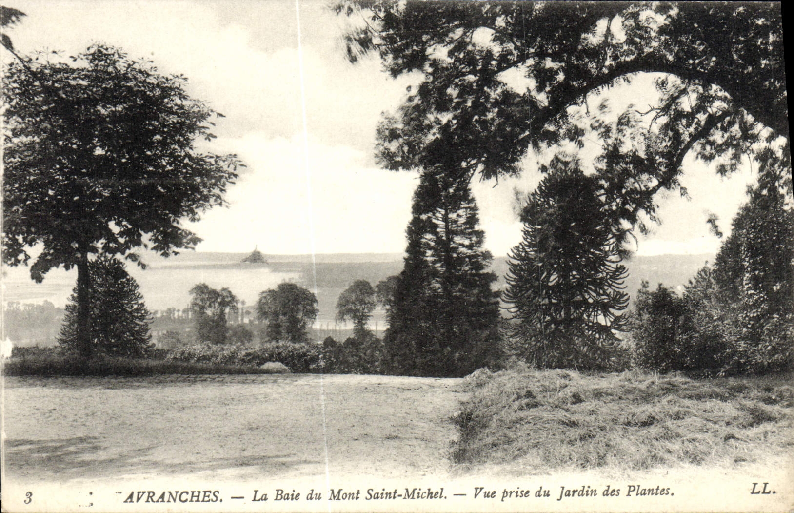Avranches — La Baie du Mont Saint-Michel — Vue prise du Jardin des Plantes