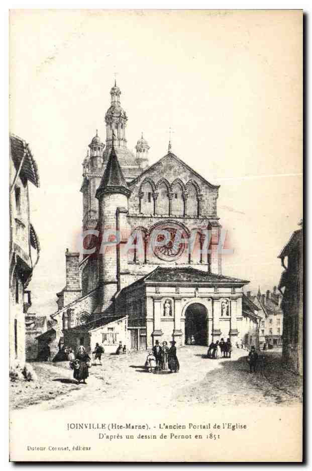 CPA Joinville L'Ancien Portail de Eglise