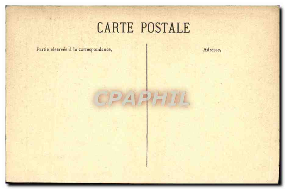 CPA Chateau d'Ermenonville — Rückseite