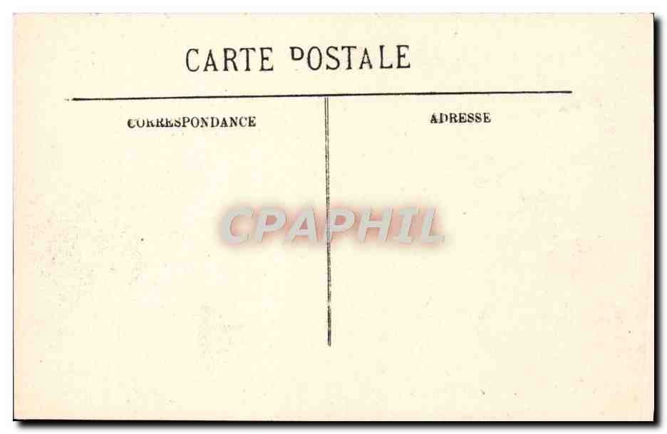 CPA Lourdes Le Chateau Fort — Verso