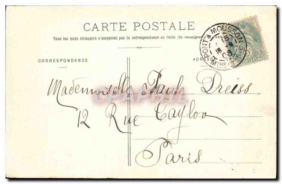Pont-a-Mousson (En amont) - Quartier Saint-Martin — Peltier-Maujean, journaux — Rückseite