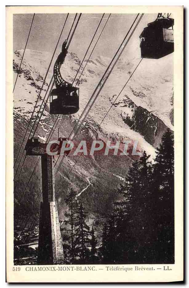 CPA Chamonix Mont Blanc Teleferique Brevent