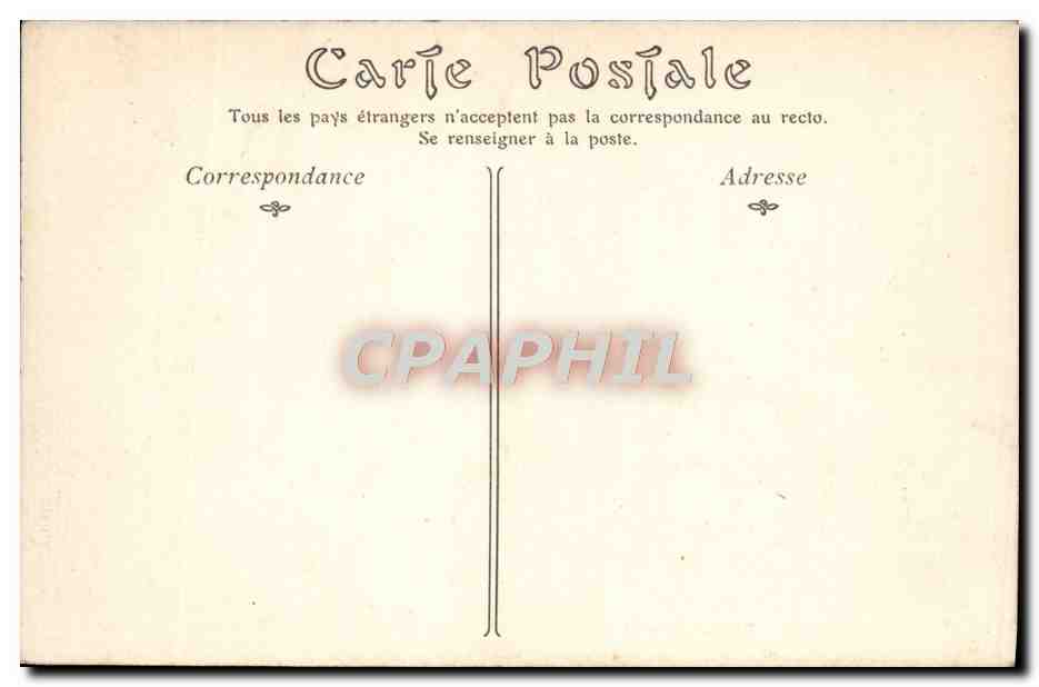 CPA Paris Place et Eglise de la Trinite — Rückseite