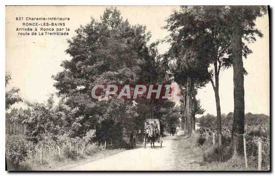 CPA Ronce Les Bains Arrivee a Ronce Par la route de la Tremblade