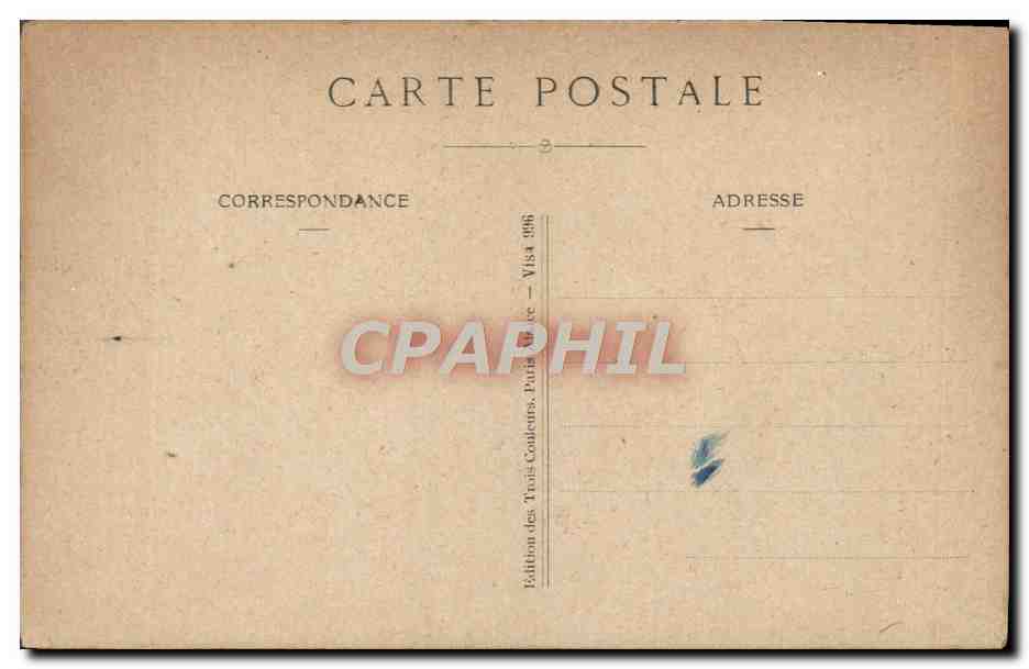 CPA Femme Folklore Lorraine — Verso