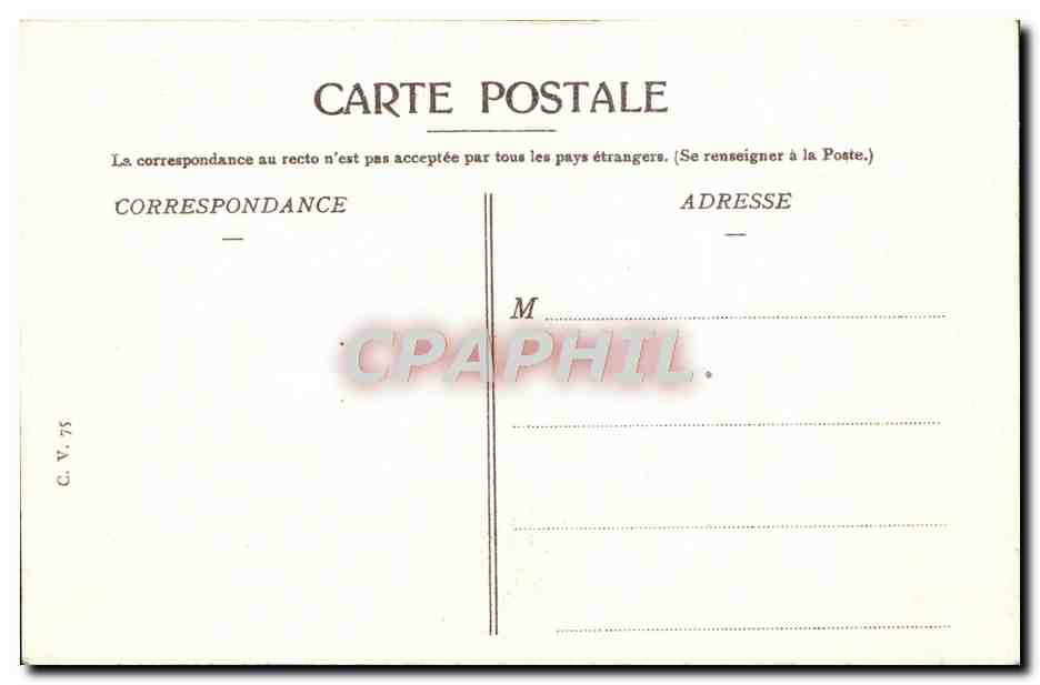 CPA Grenoble Ciboriam de la Cathedrale Notre Dame — Verso
