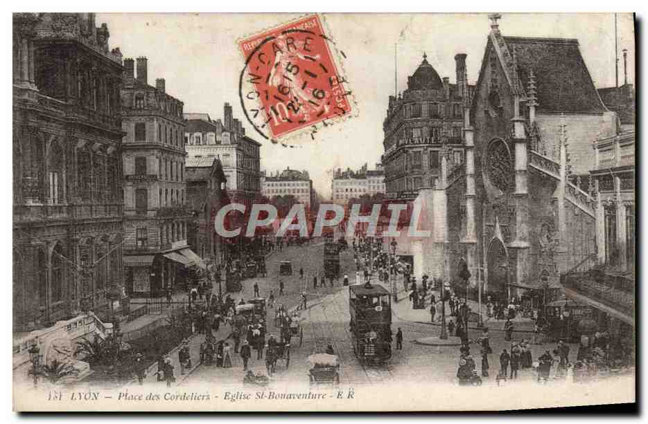 Lyon — Place des Cordeliers — Kirche Saint-Bonaventure
