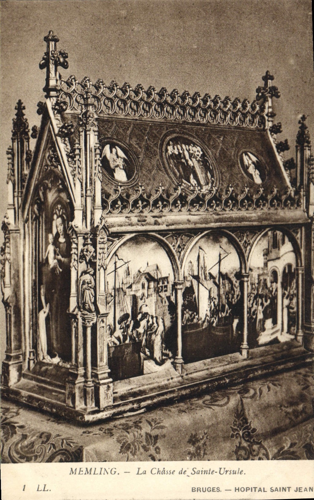 Bruges — La Châsse de Sainte-Ursule — Mémling — Hôpital Saint Jean