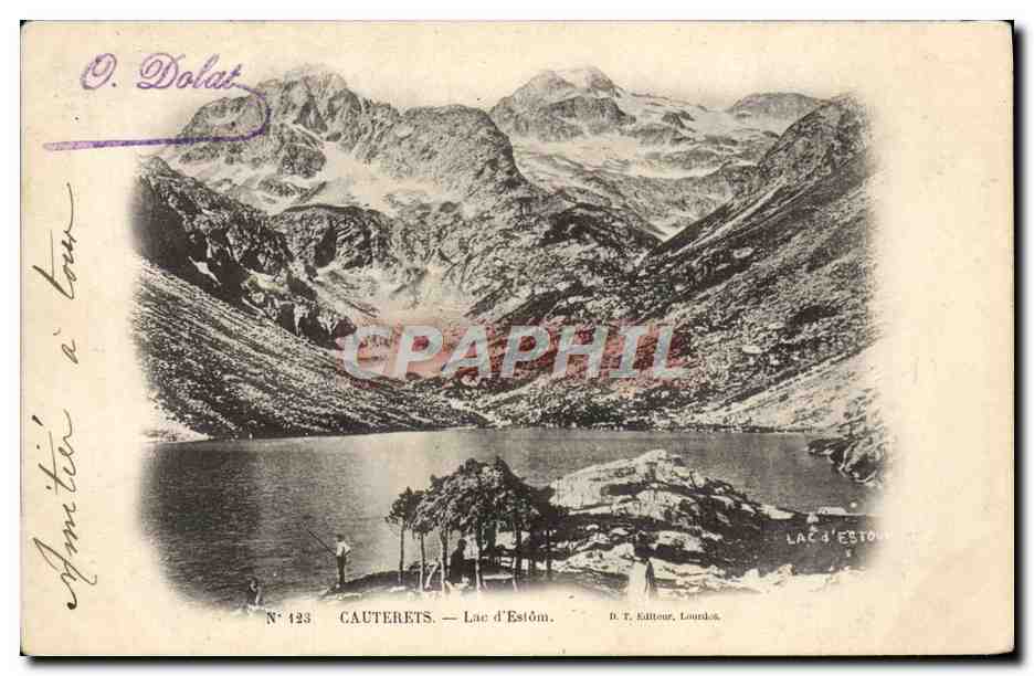CPA Cauterets Lac d'Estom