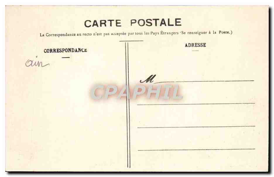 CPA Vue du Presbytere et de l'Eglise D'Ars — Back