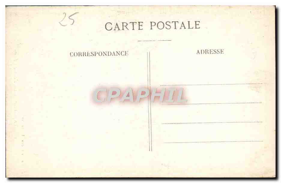 CPA Pontarlier Le Fort de Joux — Rückseite