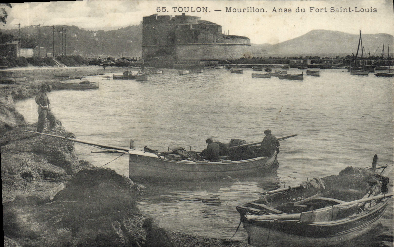Toulon — Mourillon. Anse du Fort Saint-Louis — Éditeur non identifié, n° de série 65